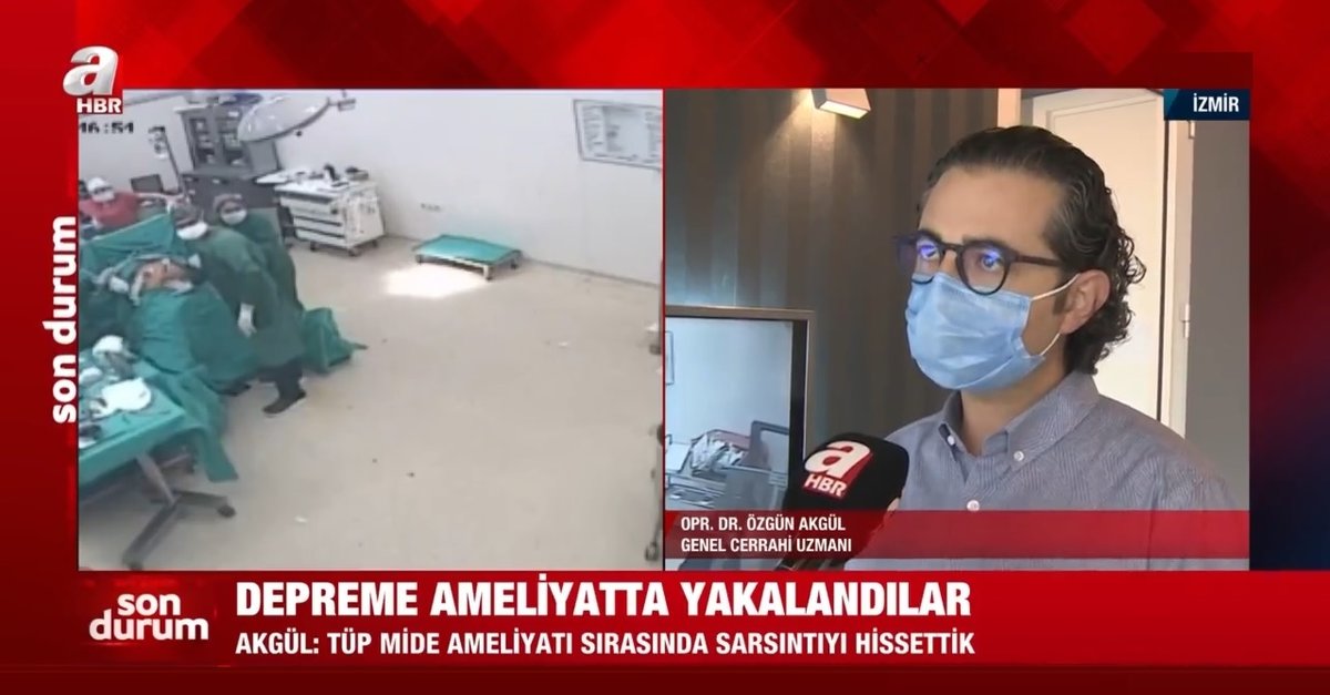 Izmir Deki Depreme Ameliyatta Yakalanan Doktor O Anlari Anlatti