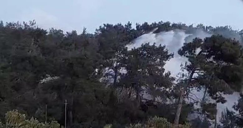 Bir Bodrum klasiği: İsale hattı patladı, su metrelerce havaya yükseldi