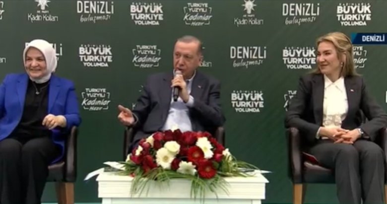 Denizli’de kadın işçilerle buluşma: Başkan Erdoğan’dan önemli açıklamalar