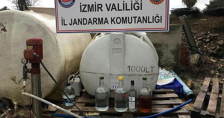 İzmir’de bağ evine sahte içki operasyonu