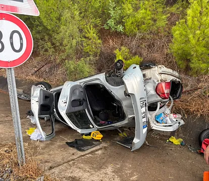 Aydın’da facia: Otomobilin su kanalına çarpıp devrilmesi sonucu 1 kişi öldü, 3’ü çocuk 4 kişi yaralandı