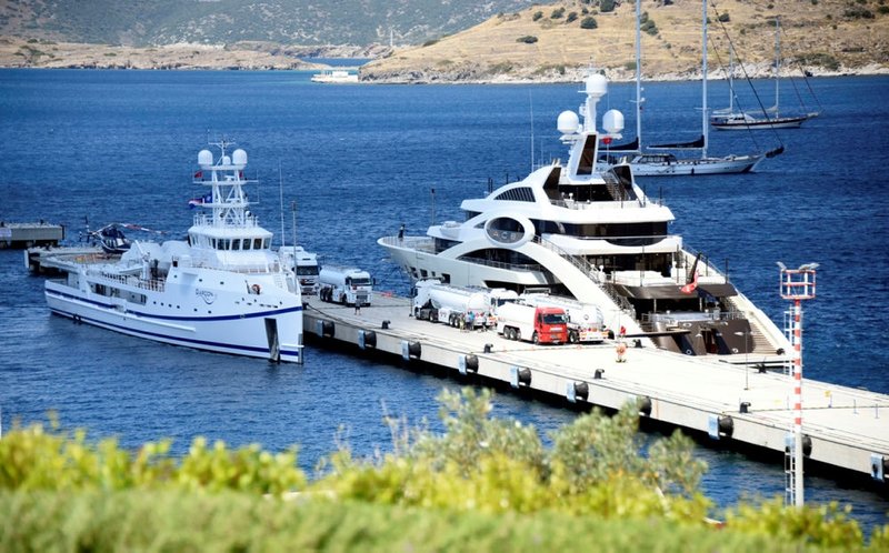 Destek gemisi bile 67 metre!