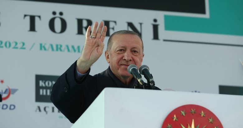 Son dakika: Başkan Erdoğan’dan Konya-Karaman Hızlı Tren Hattı açılışında önemli mesajlar