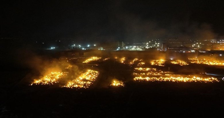 Kağıt fabrikasındaki yangında 5. gün! Bölge adeta yanardağ görünümü aldı