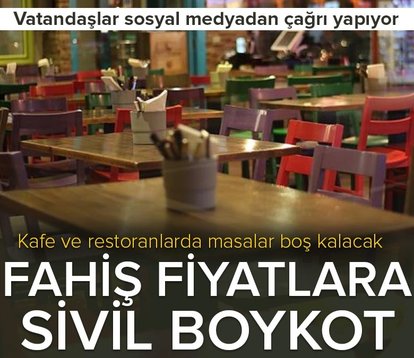 Fahiş fiyat çeken restoranlara boykot çağrısı! Sosyal medyada tepki yağıyor