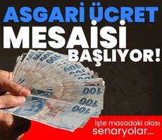 Asgari ücret mesaisi başlıyor