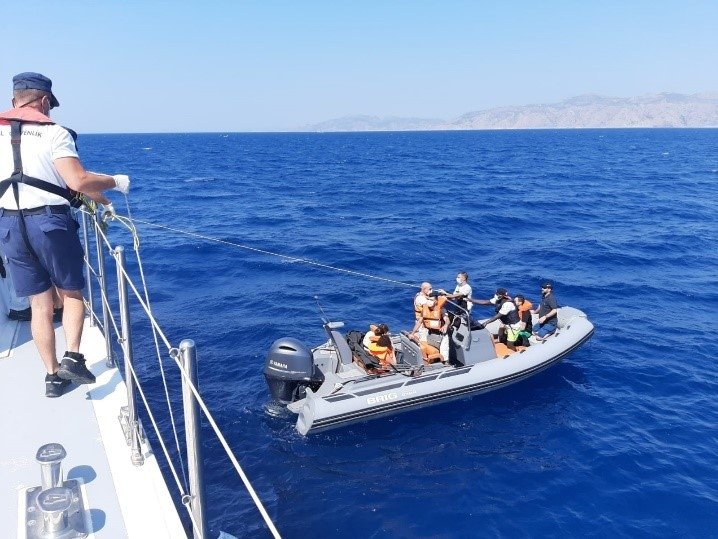 Muğla’da açıklarında 23 sığınmacı kurtarıldı