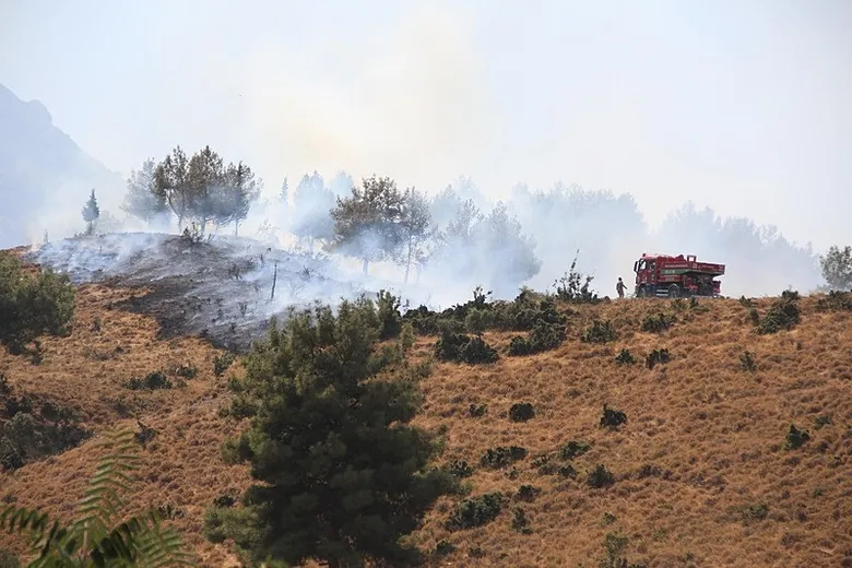 Manisa’da ormana sıçrayan yangın kontrol altına alındı