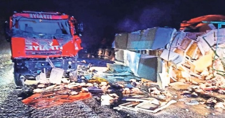 İtfaiye aracı yangına giderken TIR’a çarptı