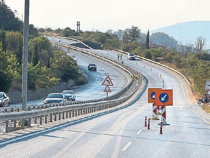 Söke-Kuşadası arasında çöküntü