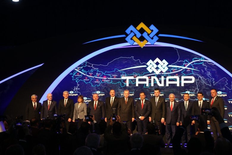 TANAP Avrupa Bağlantısı Başkan Erdoğan’ın katılımıyla Avrupa’ya bağlandı