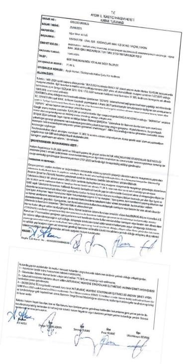 Bilinçli tüketiciden örnek dava! Aydın’da 77,78 liralık mücadele