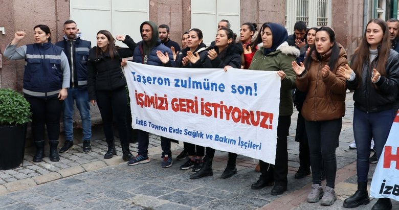 İzmir’de işten çıkarılan işçiler eylemde! CHP’li belediye verdiği sözü tutmadı