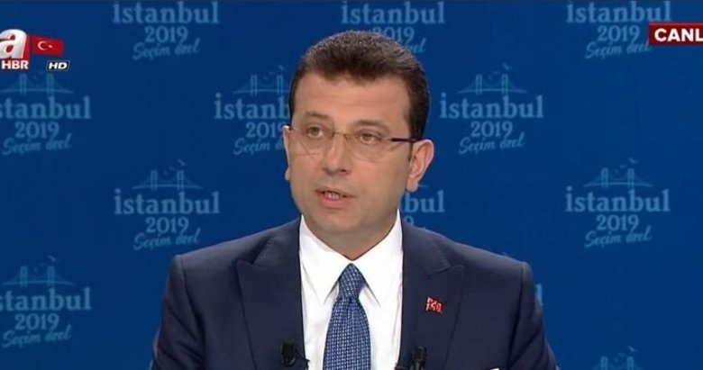 Ekrem İmamoğlu canlı yayında kendi kendini yalanladı