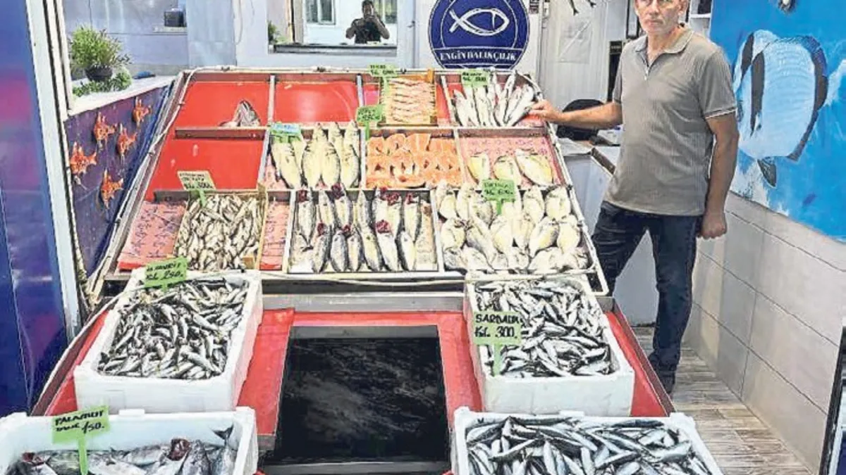 Sezonun ilk palamutları tezgahta