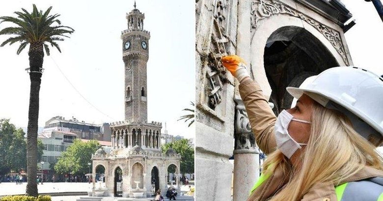 İzmir’de tarihi Saat Kulesi’nde restorasyon!