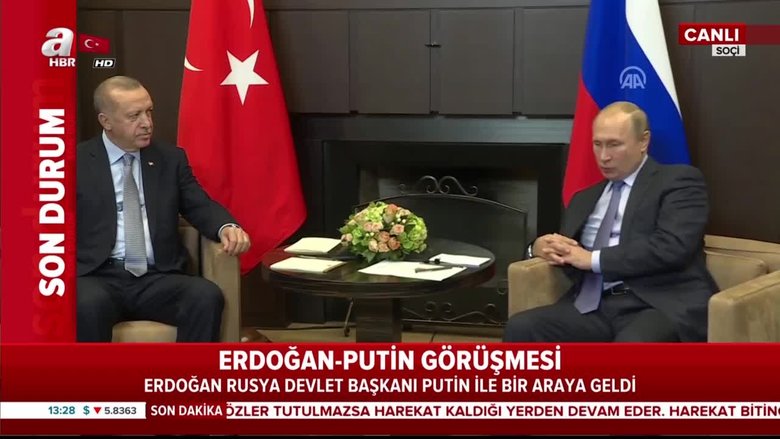 Başkan Erdoğan, Putin ile bir araya geldi