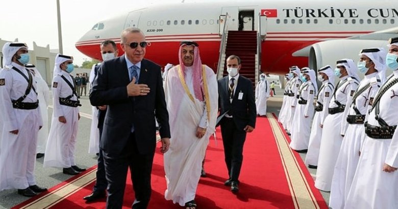 Başkan Erdoğan Katar’dan ayrıldı