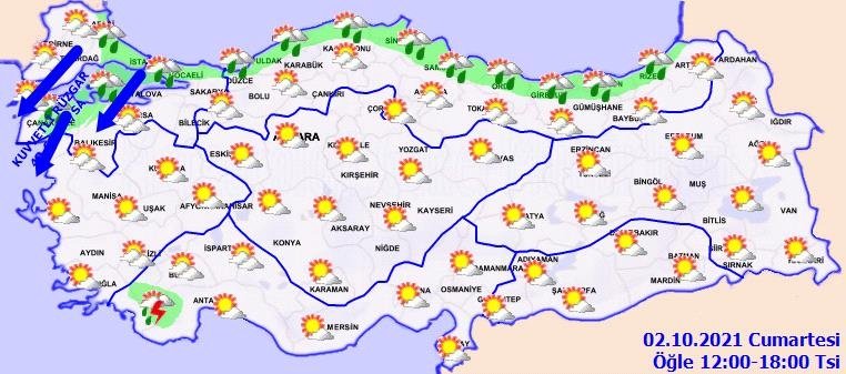 Meteoroloji il il uyardı! Kuvvetli sağanak bekleniyor