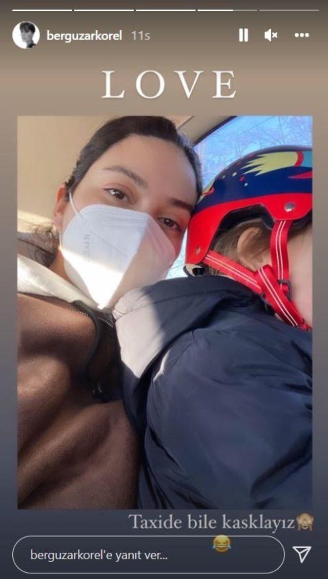 Bergüzar Korel çocukları Han ve Leyla’yı sosyal medya hesabından paylaştı