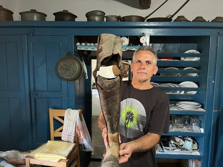 Vatanseverlik sembolü! Yüz yıllık gurur: Ahşap ayak