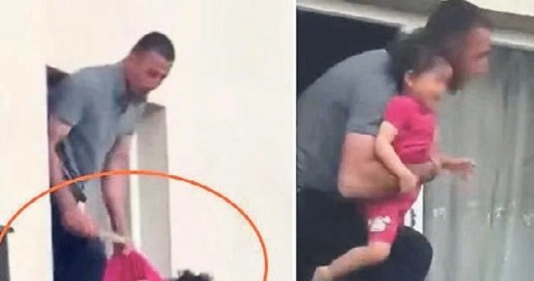 3 yaşındaki çocuğunu rehin aldı