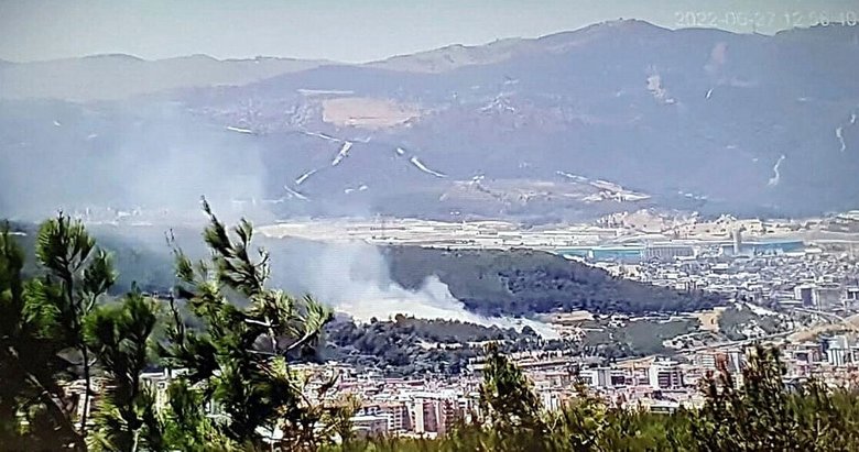 İzmir Buca’da orman yangını!