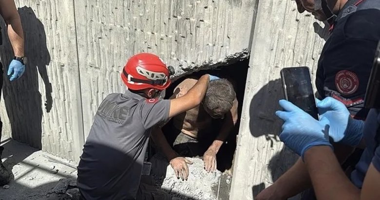 İstanbul’da duvarın ardından gelen ses ekipleri seferber etmişti: Tüneldeki adamın sırrı çözüldü!