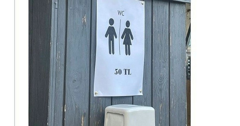 Çeşme’de tuvalet ücreti 50 Lira!