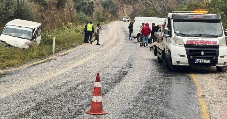 Aydın’da minibüsler çarpıştı! 2 kişi yaralandı