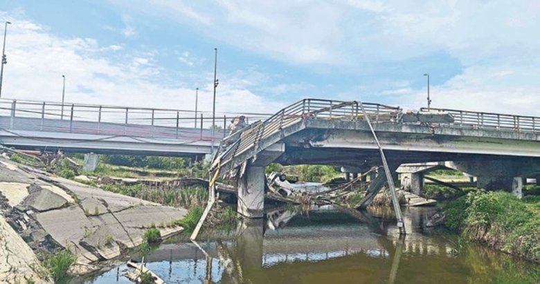Kiev’de patlatılan köprünün inşaatını Türk firma üstlendi