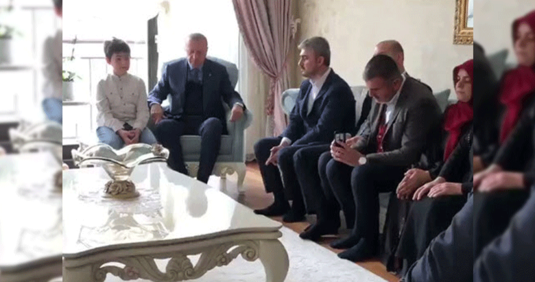 Başkan Erdoğan’dan avukatı Hüseyin Aydın’a taziye ziyareti