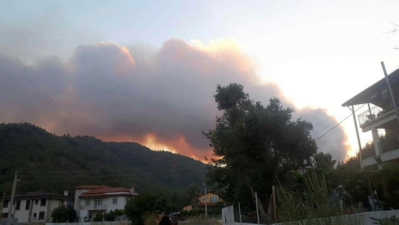Marmaris’te orman yangını! Tüm ekipler teyakkuz halinde