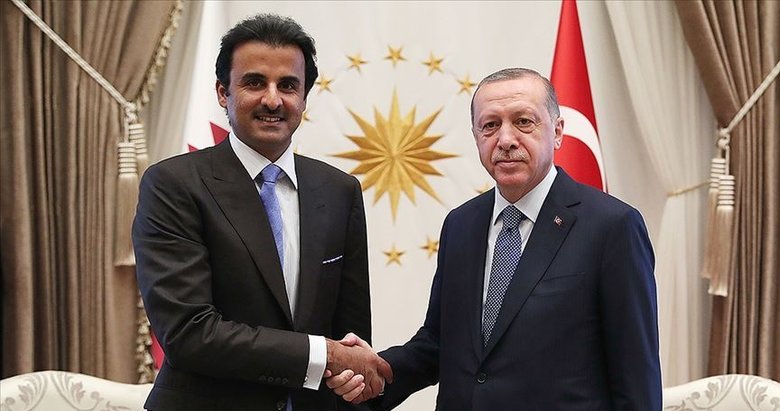 Başkan Erdoğan Katar Emiri ile görüştü