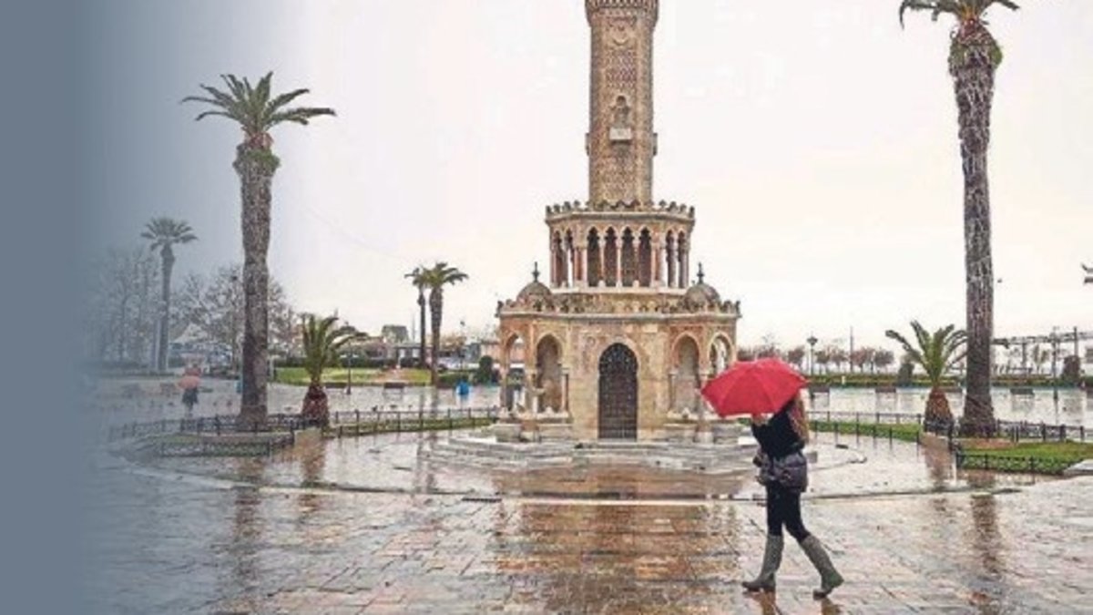 İzmir’e 5 ayda bir senelik yağış düştü