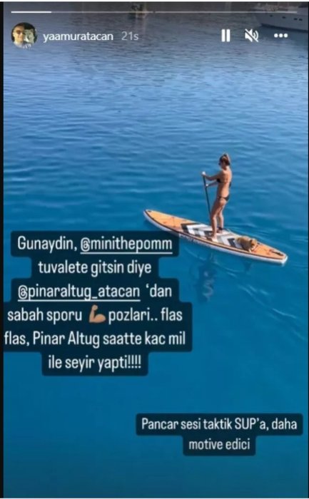 Yağmur Atacan ’flaş’ notuyla paylaştı: Pınar Altuğ’dan sabah sporu pozları!