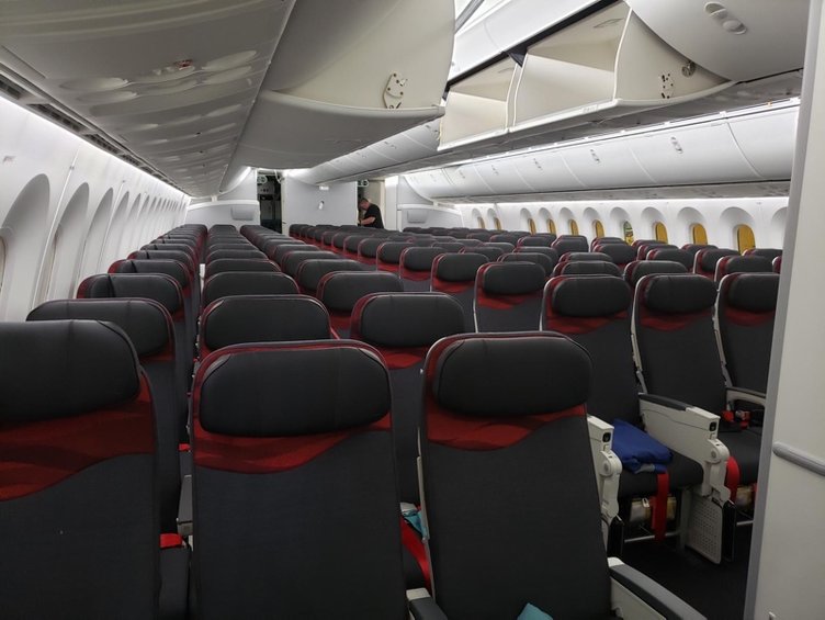 THY’nin ilk ’rüya uçağı’nın kabin içi görüntüleri yayınlandı