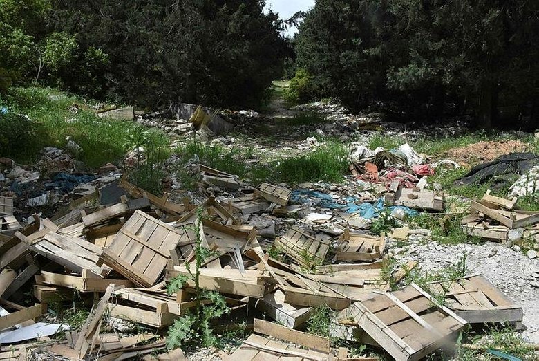 Bornova’dan skandal görüntüler! Ormanı çöplüğe çevirdiler
