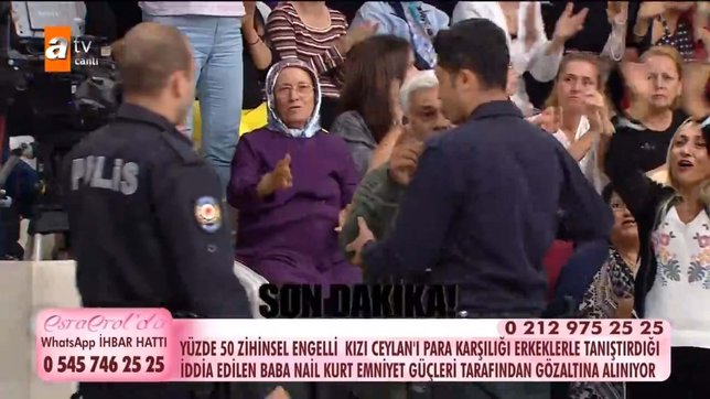 İğrenç olay Esra Erol canlı yayınında ortaya çıktı