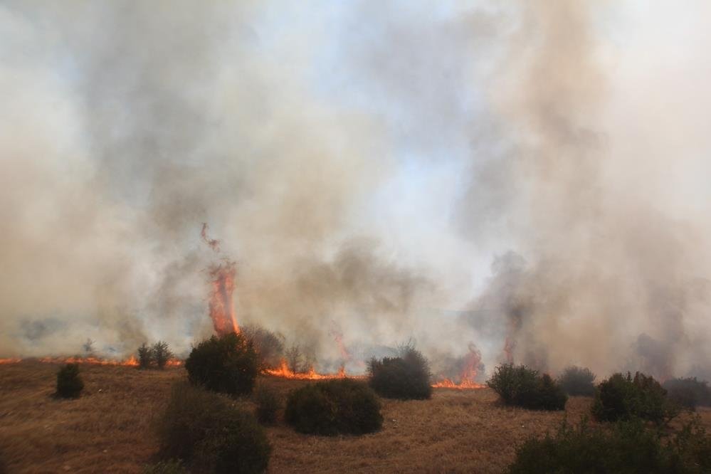 Kula’daki orman yangını kontrol altına alındı