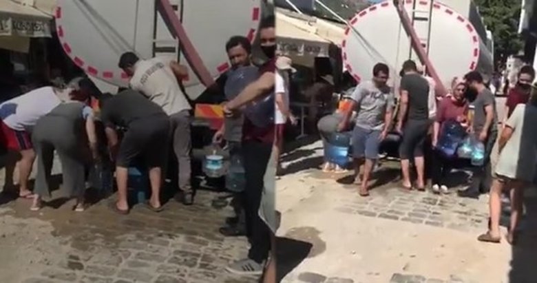 CHP’li İzmir Büyükşehir Belediyesi su sorununu çözemedi! Vatandaşlar bidonlarla su taşıyor!