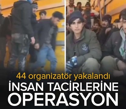 Göçmen kaçakçılarına Kalkan-17 operasyonu! 44 kişi yakalandı