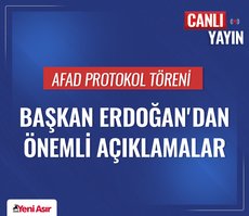 Başkan Erdoğan AFAD’da Protokol Töreni’nde önemli açıklamalarda bulunuyor