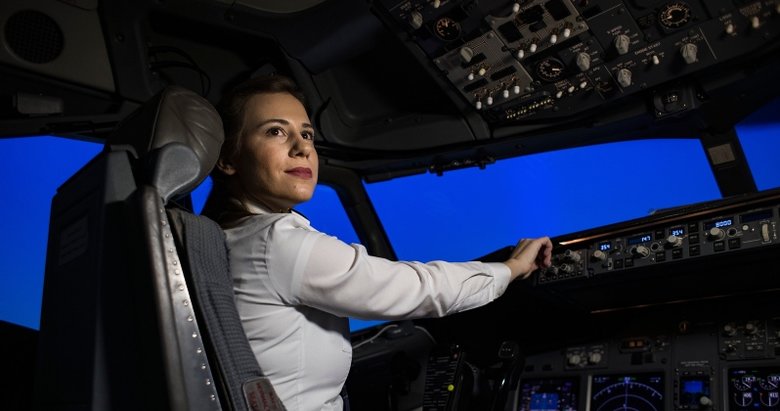THY’nin en genç pilotu Selin Sevimli