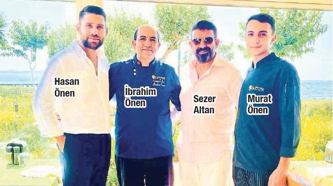 Gün batımı eşliğinde şef mutfağından lezzetler