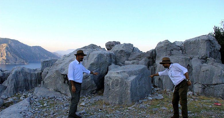 Muğla’daki Amos Antik kentinin taş ocağı bulundu