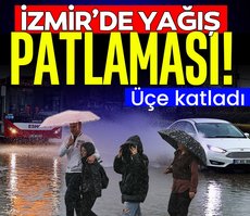 İzmir’de yağışlar rekor kırdı: Üçe katladı