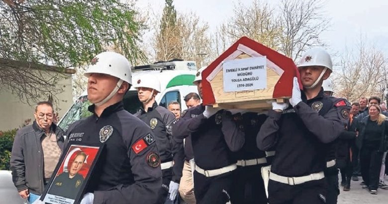 Denizli’de kalp krizinden ölen emekli emniyet müdürü törenle uğurlandı