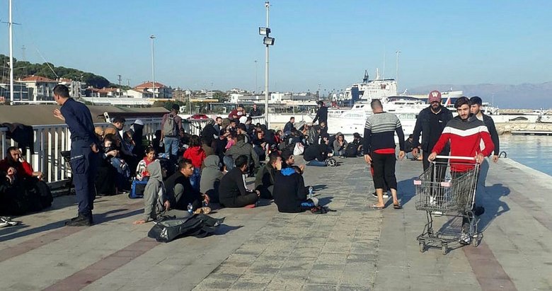 İzmir Çeşme açıklarında 169 kaçak göçmen yakalandı