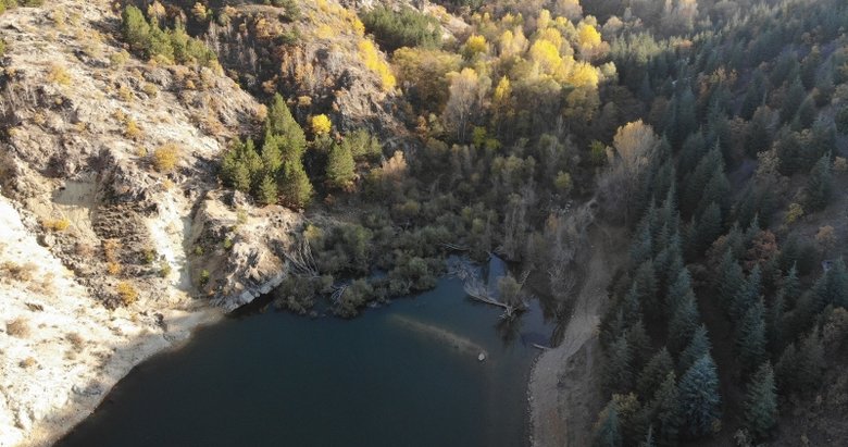 Erkmen Tabiat Parkı’ndaki eşsiz doğa manzarası görsel şölen sunuyor